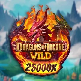 Dragons of Arcane Wild casino game by Foxium – featured logo at Lizaro Casino