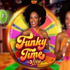 Funky Time by Evolution, showcased at lizaroo-casino.gr – game logo