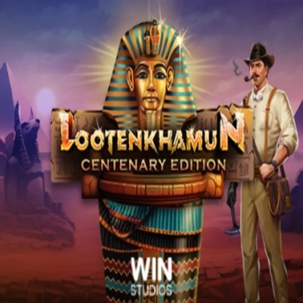 Slots logo of Loot'en Khamun the Dead Sea Scrolls from Win Studios at Lizaro Casino