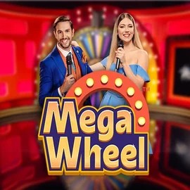 Mega Wheel slot visual from Pragmatic Play available on lizaroo-casino.gr